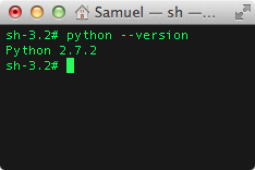 Python Versioning in OS X